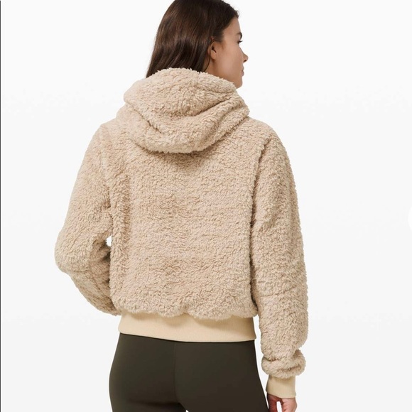 *sold*Lulu lemon oh so Sherpa half zip - Picture 3 of 6